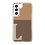 Slim Protection Case［ Original - initial two tone - L brown ］