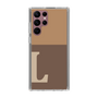 Slim Protection Case［ Original - initial two tone - L brown ］