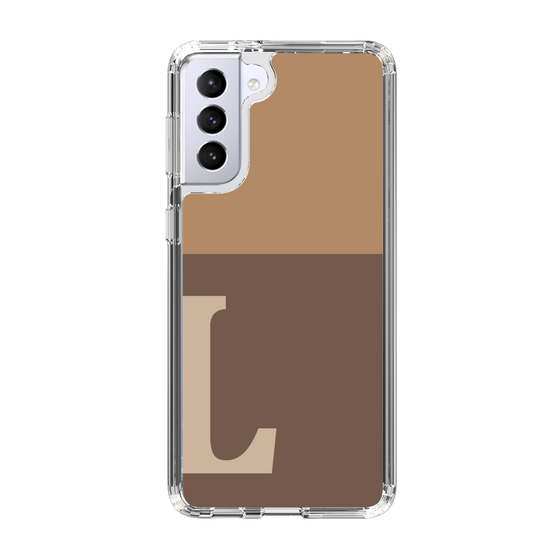 Slim Protection Case［ Original - initial two tone - L brown ］