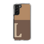 Slim Protection Case［ Original - initial two tone - L brown ］