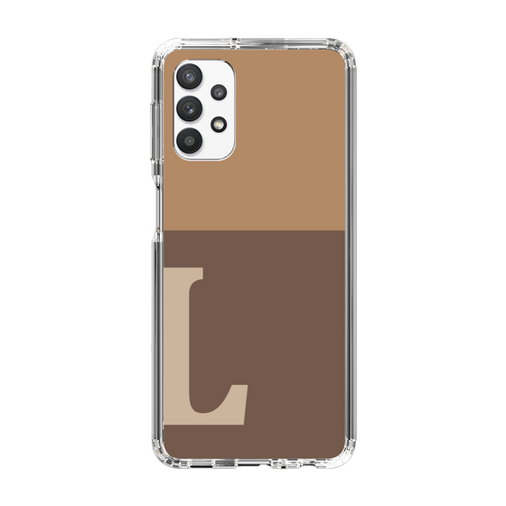 Slim Protection Case［ Original - initial two tone - L brown ］