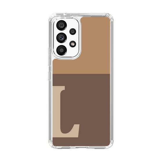 Slim Protection Case［ Original - initial two tone - L brown ］