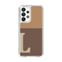 Slim Protection Case［ Original - initial two tone - L brown ］