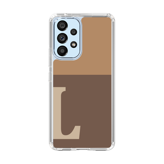 Slim Protection Case［ Original - initial two tone - L brown ］