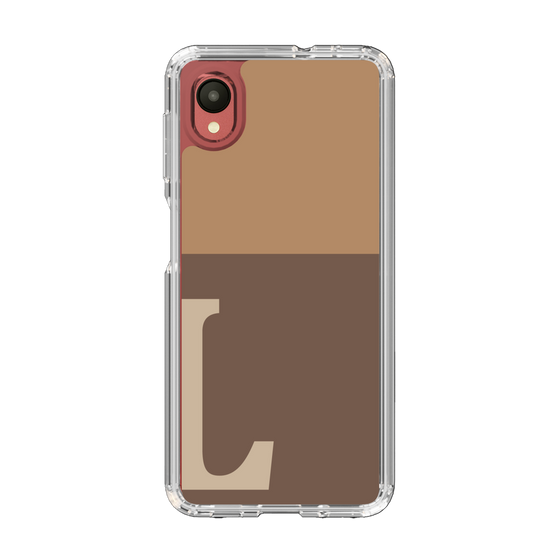 Slim Protection Case［ Original - initial two tone - L brown ］