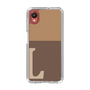 Slim Protection Case［ Original - initial two tone - L brown ］