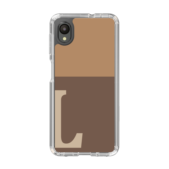 Slim Protection Case［ Original - initial two tone - L brown ］