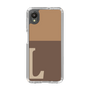 Slim Protection Case［ Original - initial two tone - L brown ］