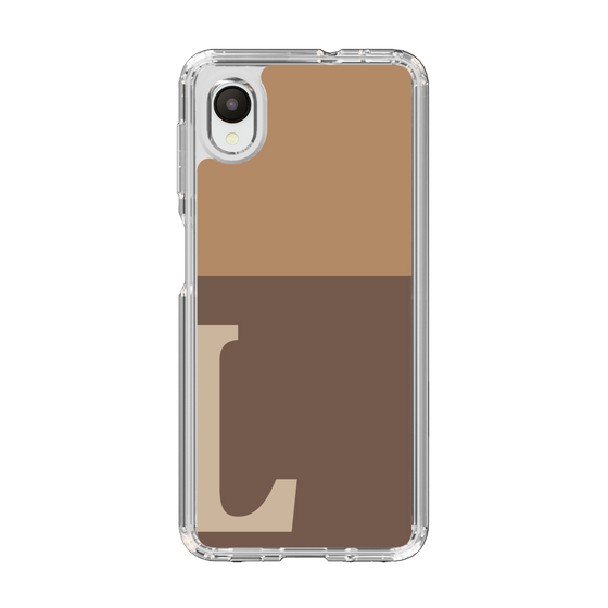 Slim Protection Case［ Original - initial two tone - L brown ］