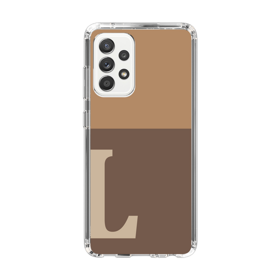 Slim Protection Case［ Original - initial two tone - L brown ］