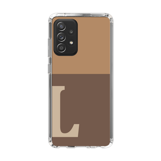 Slim Protection Case［ Original - initial two tone - L brown ］