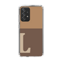 Slim Protection Case［ Original - initial two tone - L brown ］