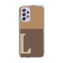 Slim Protection Case［ Original - initial two tone - L brown ］