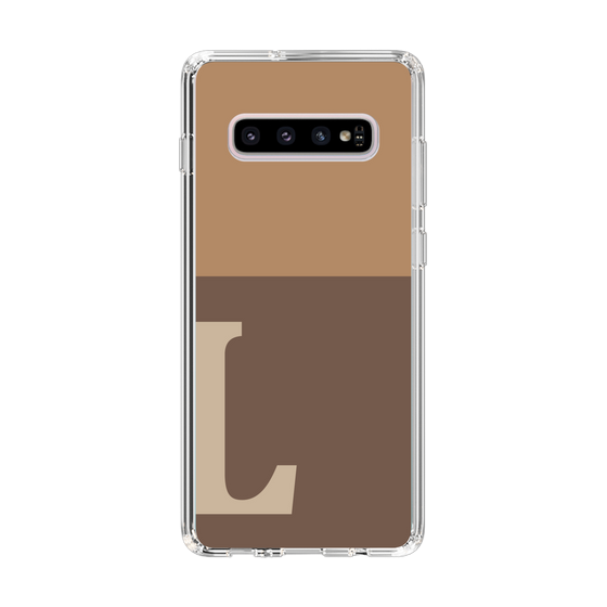 Slim Protection Case［ Original - initial two tone - L brown ］