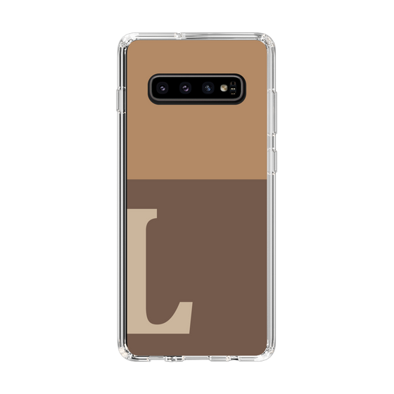 Slim Protection Case［ Original - initial two tone - L brown ］