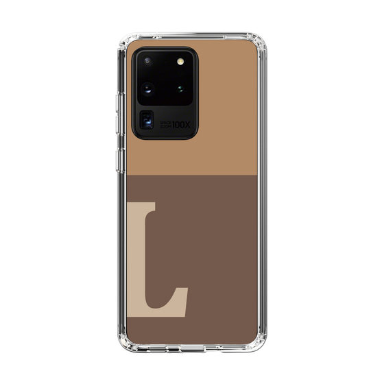 Slim Protection Case［ Original - initial two tone - L brown ］