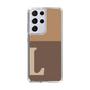 Slim Protection Case［ Original - initial two tone - L brown ］