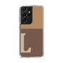 Slim Protection Case［ Original - initial two tone - L brown ］