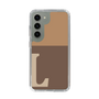 Slim Protection Case［ Original - initial two tone - L brown ］