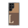 Slim Protection Case［ Original - initial two tone - L brown ］