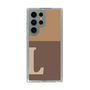 Slim Protection Case［ Original - initial two tone - L brown ］