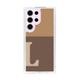 Slim Protection Case［ Original - initial two tone - L brown ］