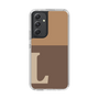 Slim Protection Case［ Original - initial two tone - L brown ］
