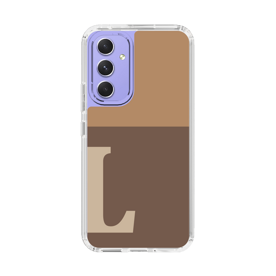 Slim Protection Case［ Original - initial two tone - L brown ］
