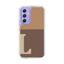 Slim Protection Case［ Original - initial two tone - L brown ］