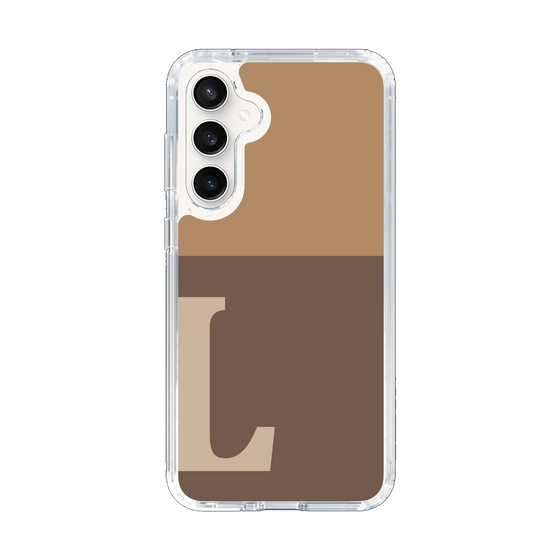 Slim Protection Case［ Original - initial two tone - L brown ］