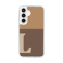 Slim Protection Case［ Original - initial two tone - L brown ］