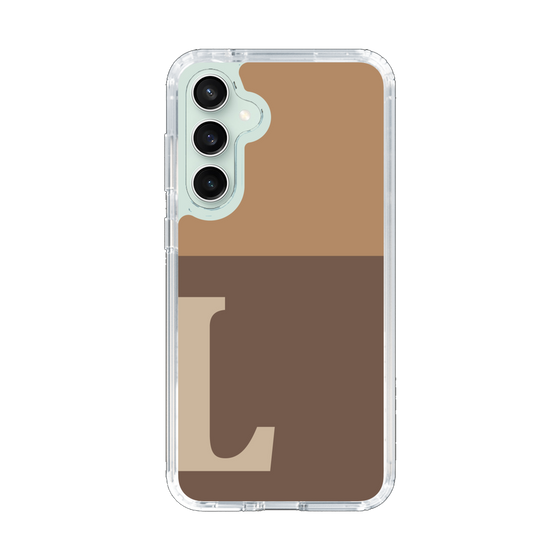 Slim Protection Case［ Original - initial two tone - L brown ］
