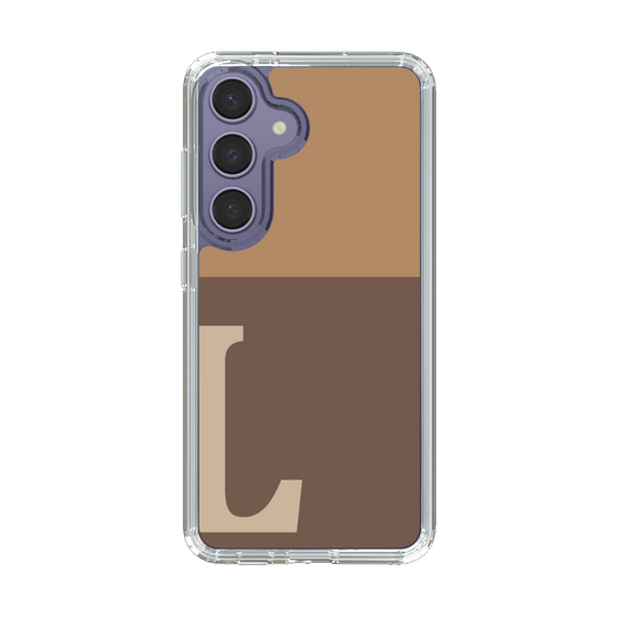 Slim Protection Case［ Original - initial two tone - L brown ］
