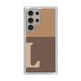 Slim Protection Case［ Original - initial two tone - L brown ］