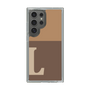 Slim Protection Case［ Original - initial two tone - L brown ］