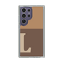Slim Protection Case［ Original - initial two tone - L brown ］