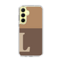 Slim Protection Case［ オリジナル - initial two tone - L brown ］