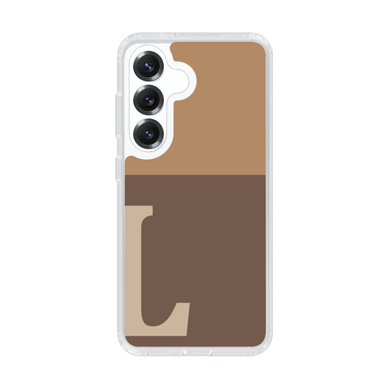 Slim Protection Case［ Original - initial two tone - L brown ］