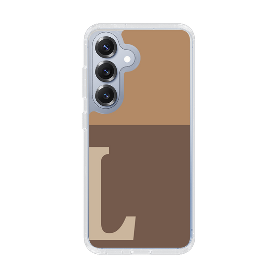 Slim Protection Case［ Original - initial two tone - L brown ］