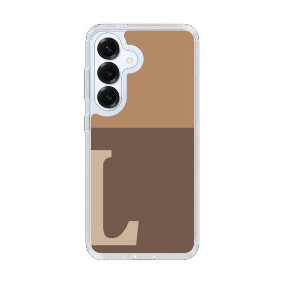 Slim Protection Case［ Original - initial two tone - L brown ］