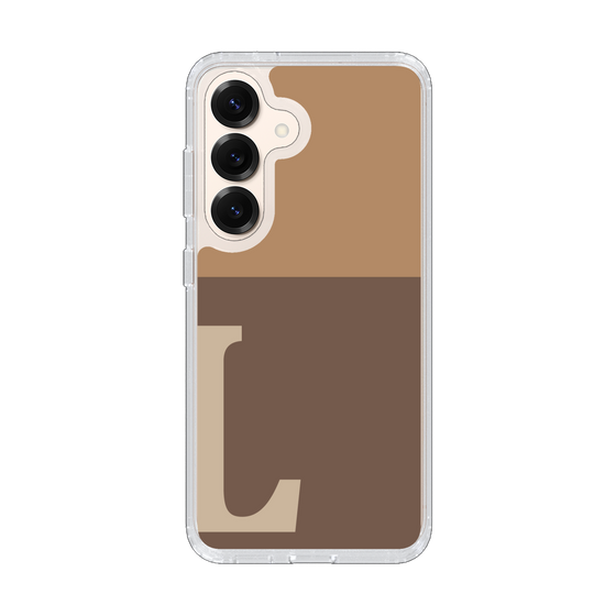 Slim Protection Case［ Original - initial two tone - L brown ］
