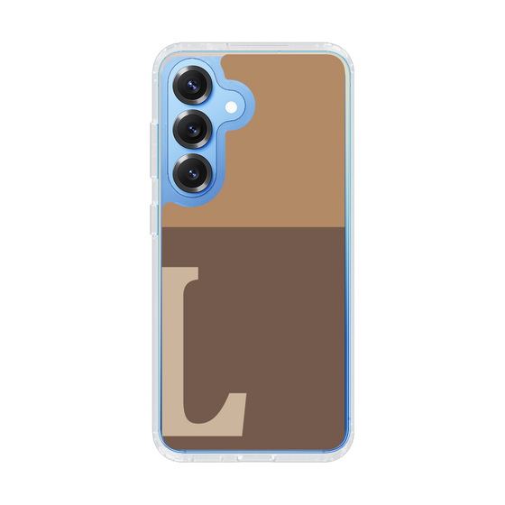 Slim Protection Case［ Original - initial two tone - L brown ］