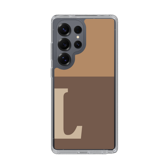 Slim Protection Case［ Original - initial two tone - L brown ］