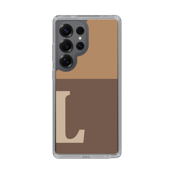 Slim Protection Case［ Original - initial two tone - L brown ］