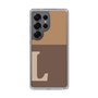 Slim Protection Case［ Original - initial two tone - L brown ］