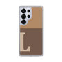 Slim Protection Case［ Original - initial two tone - L brown ］