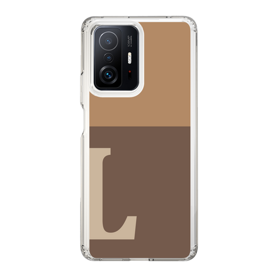 Slim Protection Case［ Original - initial two tone - L brown ］