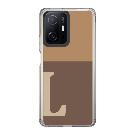 Slim Protection Case［ Original - initial two tone - L brown ］