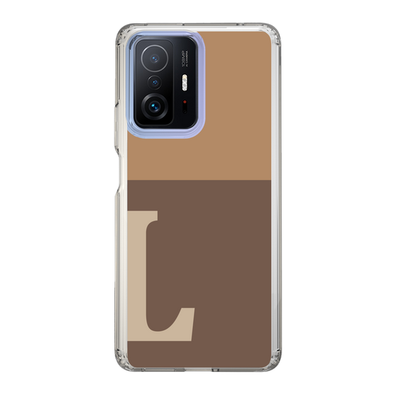 Slim Protection Case［ Original - initial two tone - L brown ］