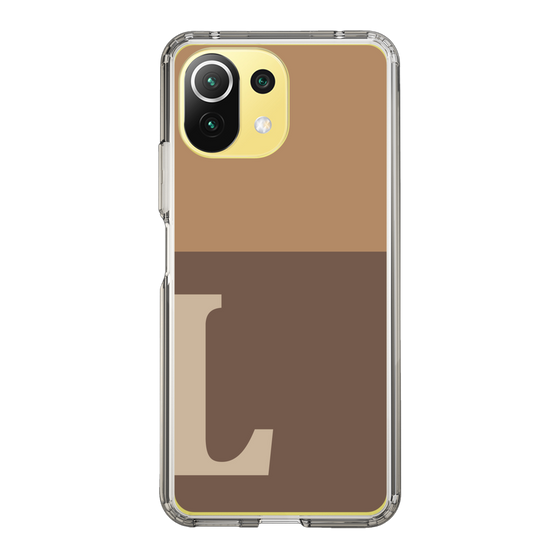 Slim Protection Case［ Original - initial two tone - L brown ］
